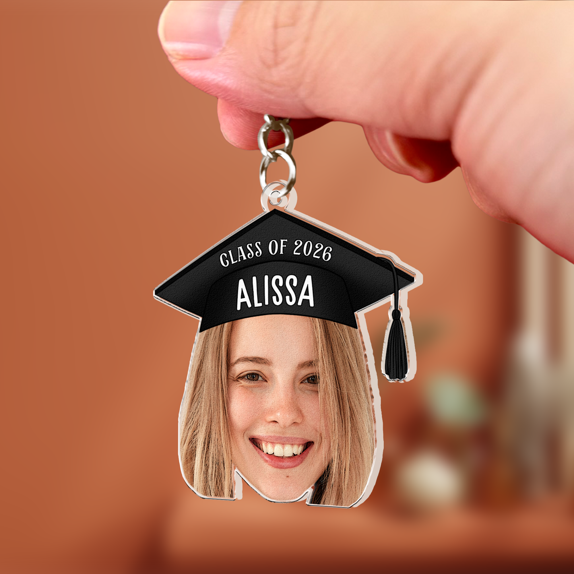 Graduation Custom Face - Personalized Acrylic Photo Keychain
