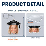 Graduation Custom Face - Personalized Acrylic Photo Keychain