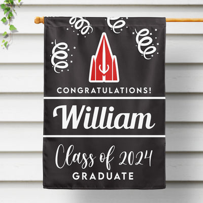 Graduation Custom Logo School College University Class - Personalized Photo Flag