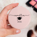 Graduation Custom Name - Personalized Compact Mirror