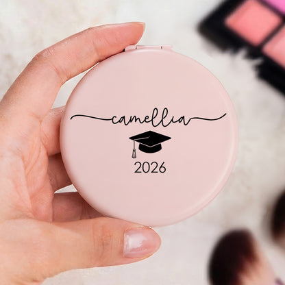 Graduation Custom Name - Personalized Compact Mirror