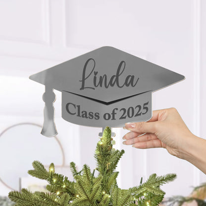 Graduation Decoration - Congrats Graduate Gift - Personalized Christmas Tree Topper