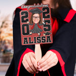 Graduation Fan We're So Proud Of You - Custom Graduation Fan With Picture