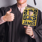 Graduation Fan We're So Proud Of You - Custom Graduation Fan With Picture