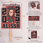 Graduation Fan We're So Proud Of You - Custom Graduation Fan With Picture