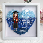 Graduation Flower When You Believe In Yourself - Personalized Flower Shadow Box