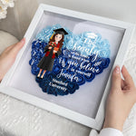 Graduation Flower When You Believe In Yourself - Personalized Flower Shadow Box
