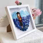 Graduation Flower When You Believe In Yourself - Personalized Flower Shadow Box