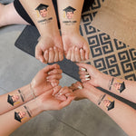Graduation Funny Tattoo Custom Face - Personalized Photo Tattoo