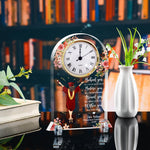 Graduation Gift - Behind You All Your Memories - Personalized Acrylic Desk Clock