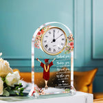 Graduation Gift - Behind You All Your Memories - Personalized Acrylic Desk Clock
