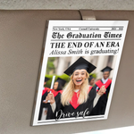 Graduation Gift Drive Safe The End Of An Era - Personalized Acrylic Photo Visor Clip
