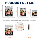 Graduation Gift Drive Safe The End Of An Era - Personalized Acrylic Photo Visor Clip