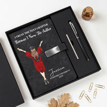 Graduation Gift For Her Him - Personalized Notebook Set