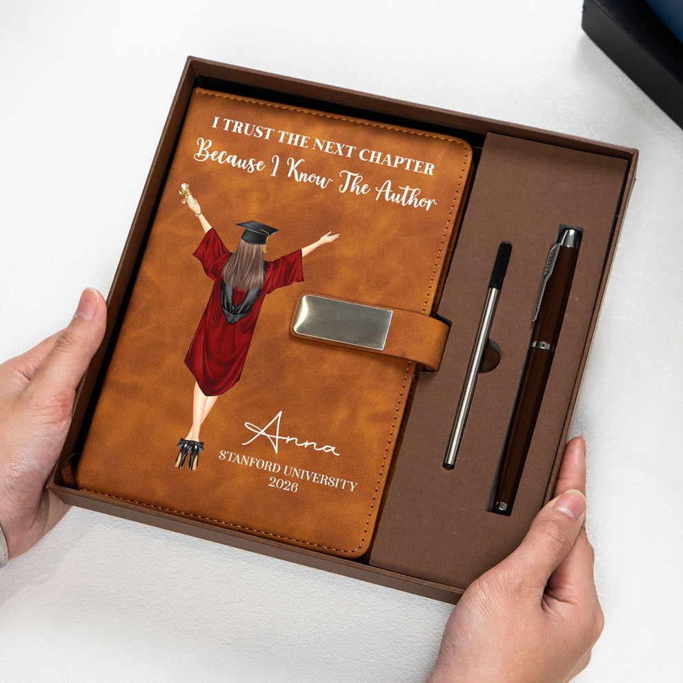 Graduation Notebook.pdf Graduation Gift For Her Him - Personalized Notebook Set – Macorner