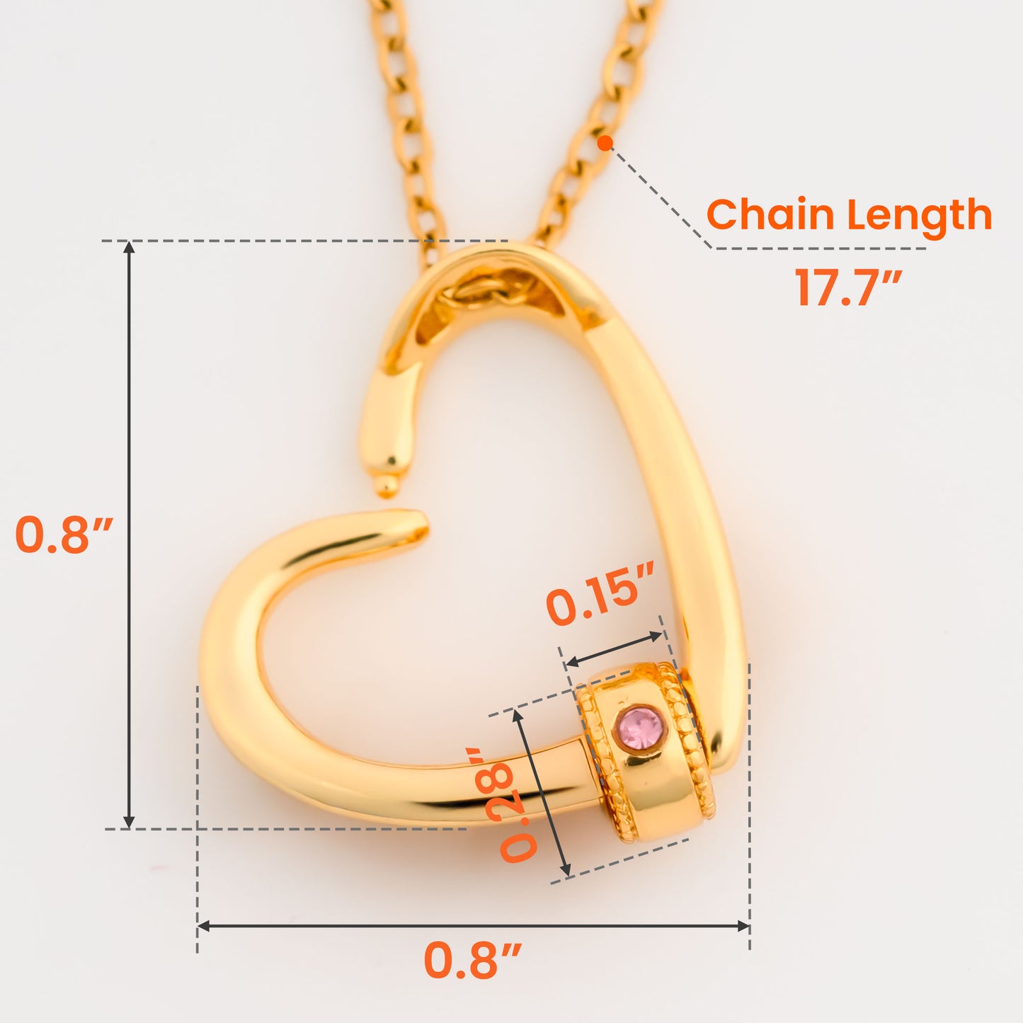 Graduation Gift For Her - Personalized Birthstone Name Necklace With Heart Pendant