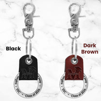 Graduation Gift For Him, Her - Personalized Coordinates Keychain