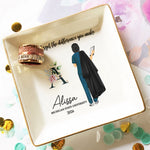Graduation Gift For Nurse - Personalized Jewelry Dish