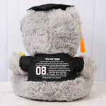 Graduation Gift For Sport Son - Personalized Graduation Teddy Bear