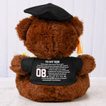Graduation Gift For Sport Son - Personalized Graduation Teddy Bear