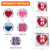 Graduation Gift For Women, Men - Personalized Flower Shadow Box