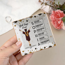 Graduation Gift - God Says You Are Bible Verses - Personalized Jewelry Dish