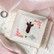 Graduation Gift Jewelry Dish - Personalized Jewelry Dish