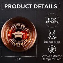 Graduation Gift Mastered It - Personalized Engraved Whiskey Glass