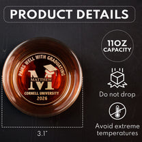 Graduation Gift Pairs Well With Graduating - Personalized Engraved Whiskey Glass
