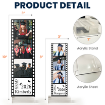 Graduation Gift, Seniors, Highschool, College Gift - Custom Acrylic Photo Film Strip