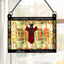 Graduation Gift Suncatcher - Personalized Window Hanging Suncatcher Ornament