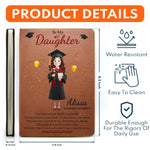Graduation Gift Take Pride In How Far You've Come - Personalized Leather Journal