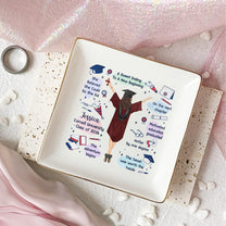 Graduation Gift The Tassel Was Worth The Hassle - Personalized Jewelry Dish