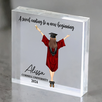 Graduation Gifts A Sweet Ending - Personalized Acrylic Plaque