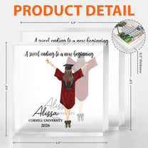 Graduation Gifts A Sweet Ending - Personalized Acrylic Plaque