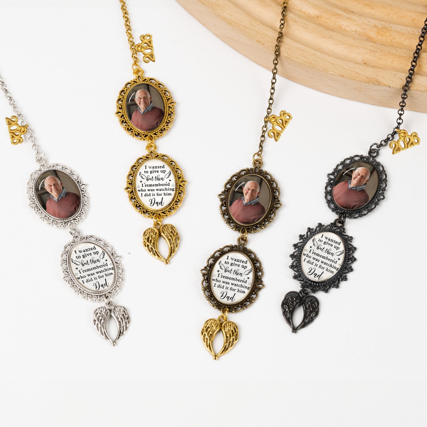 Graduation I Remembered Who Was Watching - Custom Graduation Tassel Photo Charm