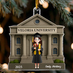 Graduation Keepsake Flat Design - Daughter, Son Gift - Personalized Acrylic Ornament