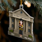 Graduation Keepsake Flat Design - Daughter, Son Gift - Personalized Acrylic Ornament