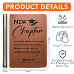 Graduation May You Be Proud Of The Work - Personalized Leather Journal