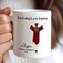 Graduation Mug A Sweet Ending To A New Beginning - Personalized Mug