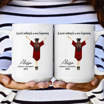 Graduation Mug A Sweet Ending To A New Beginning - Personalized Mug