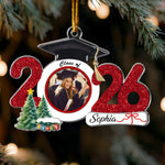 Graduation Ornament Class Of 2026 - Personalized Acrylic Photo Ornament