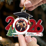 Graduation Ornament Class Of 2026 - Personalized Acrylic Photo Ornament