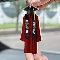 Graduation Ornaments Class of 2025 - Personalized Rear View Mirror Accessory