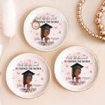 Graduation She Went To Change The World - Personalized Jewelry Dish
