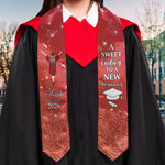 Graduation Stole A Sweet Ending To A New Beginning - Personalized Graduation Stole