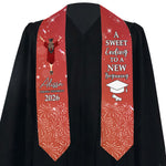 Graduation Stole A Sweet Ending To A New Beginning - Personalized Graduation Stole