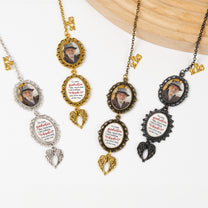 Graduation Walking Beside You Every Step - Custom Graduation Tassel Photo Charm