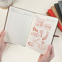 Graduation You Believed You Could So You Did - Personalized Leather Journal