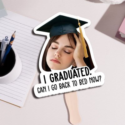 Graduation Custom Photo Funny - Personalized Graduation Fan